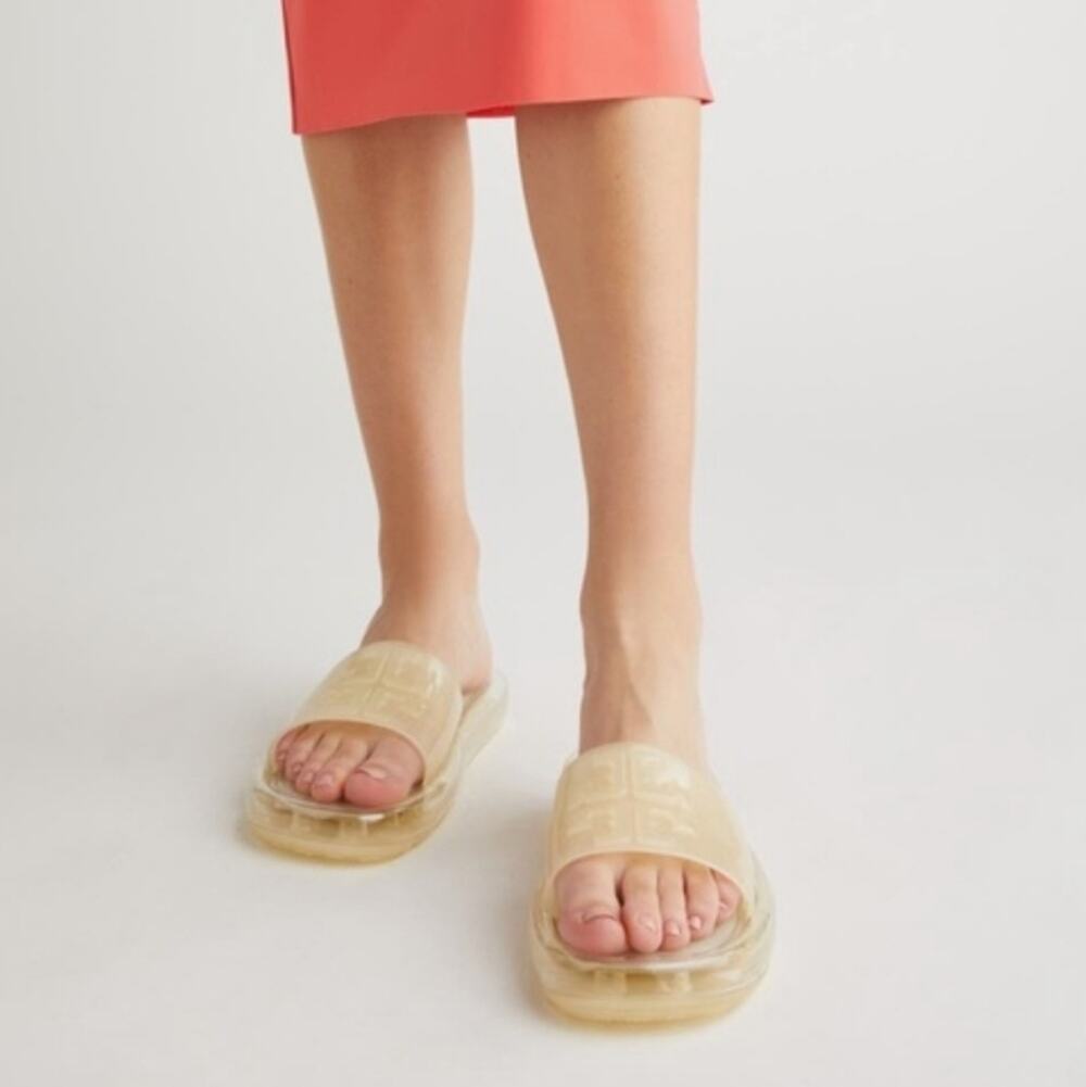 Tory Burch New Ivory Bubble Jelly Slide Sandals 11